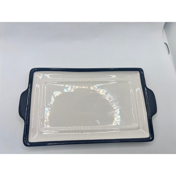 Hobby Lobby Black White Buffalo Checkered Butter Dish Lid Tray Ceramic - Picture 8 of 12